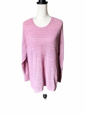 J.Jill XL Tall Sweater Pink Purple